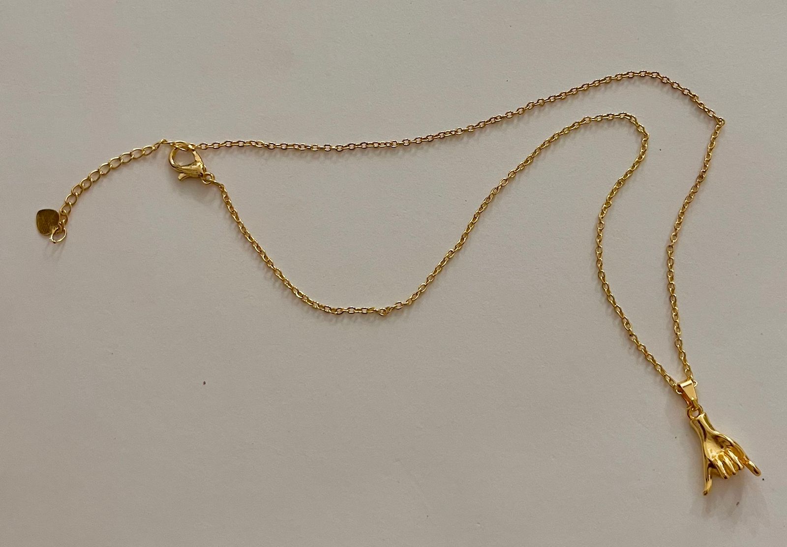 Hamsa Gold Necklace
