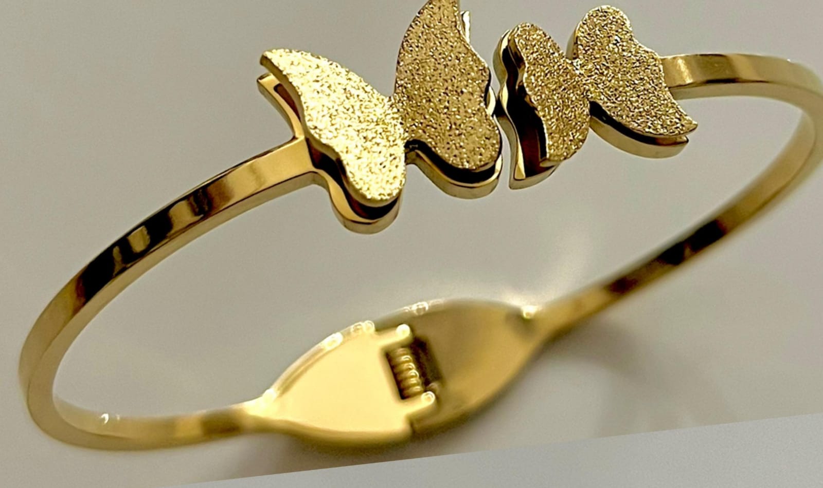 Butterfly Gold Bangle