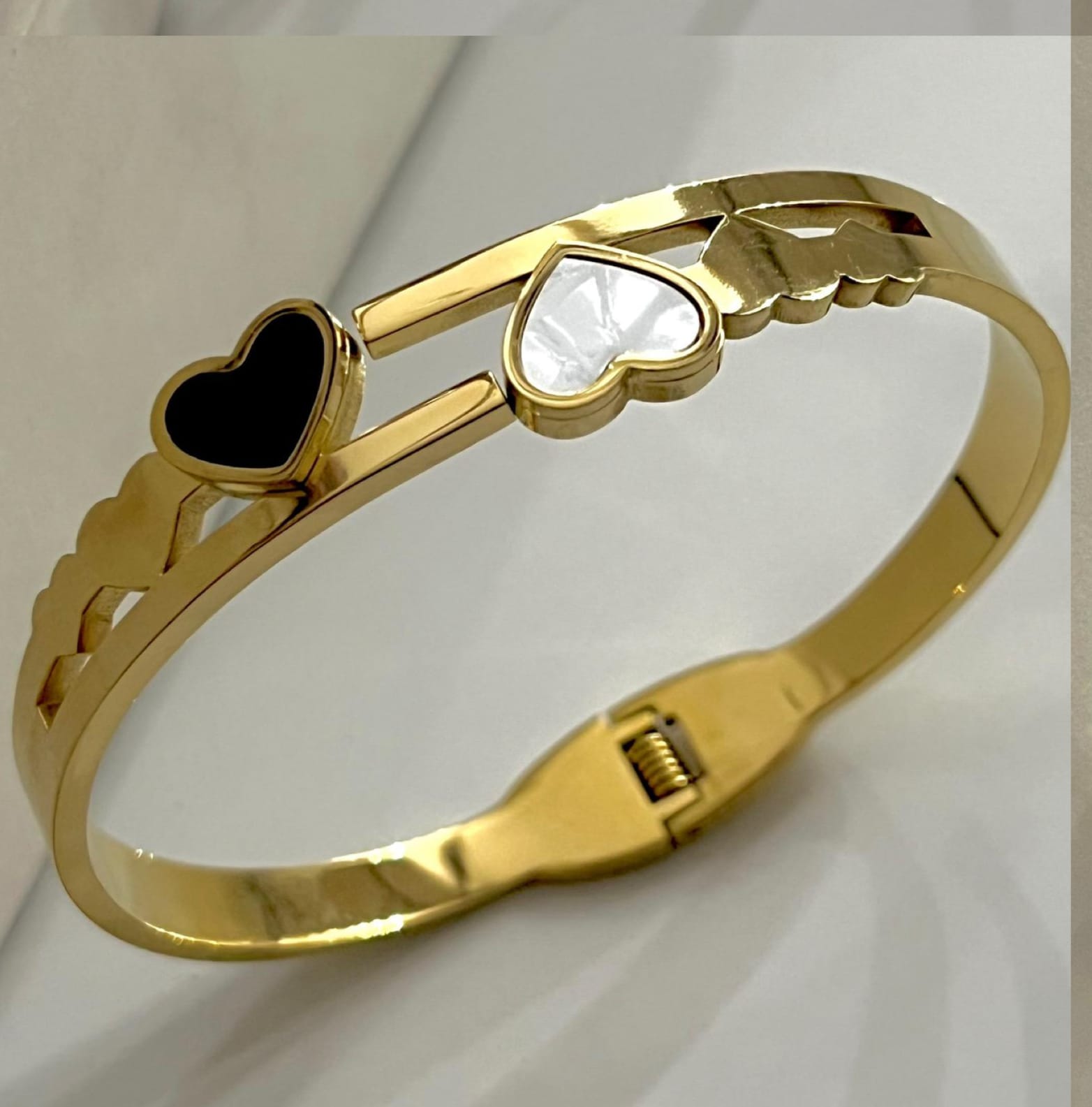 Heart-Shaped Bangle