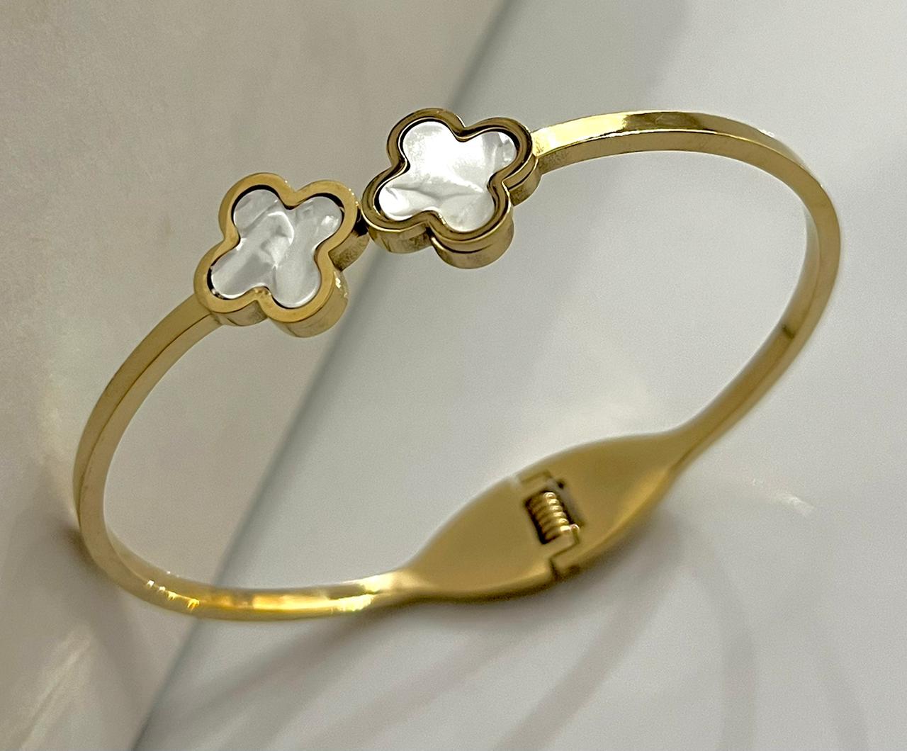 White Clover Bangle