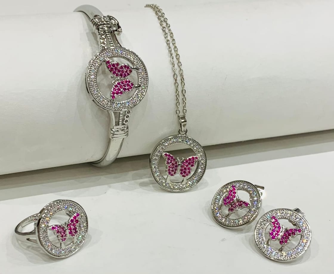 Butterfly Elegance Bangle Set