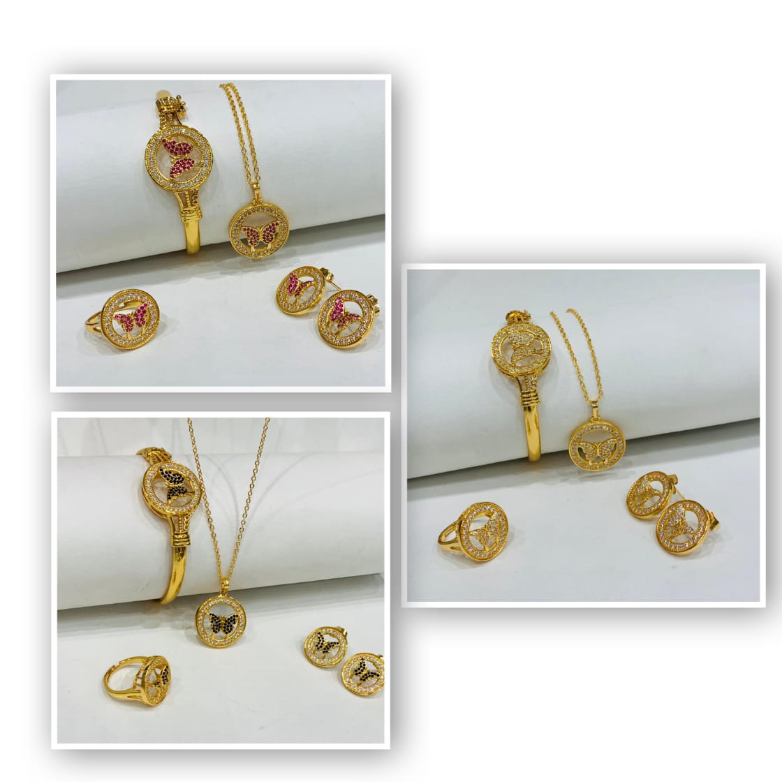 Butterfly Elegance Bangle Set