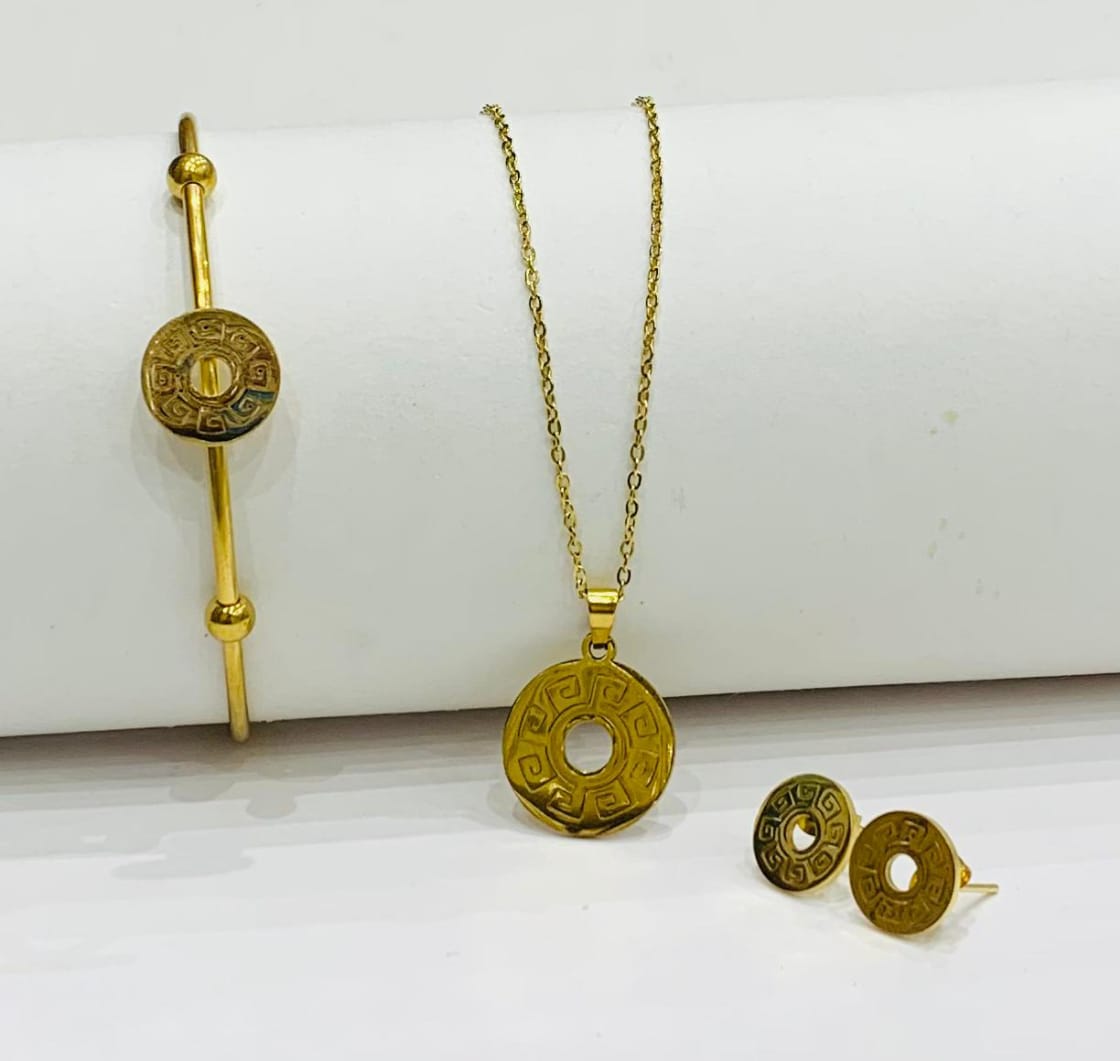 Golden Coin Jewelry Set