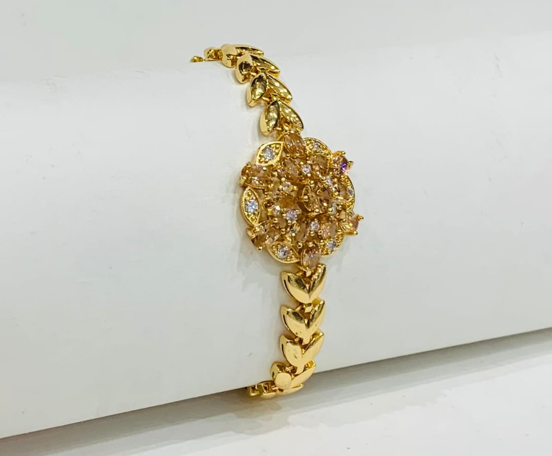 Goldstone Circle Bracelet