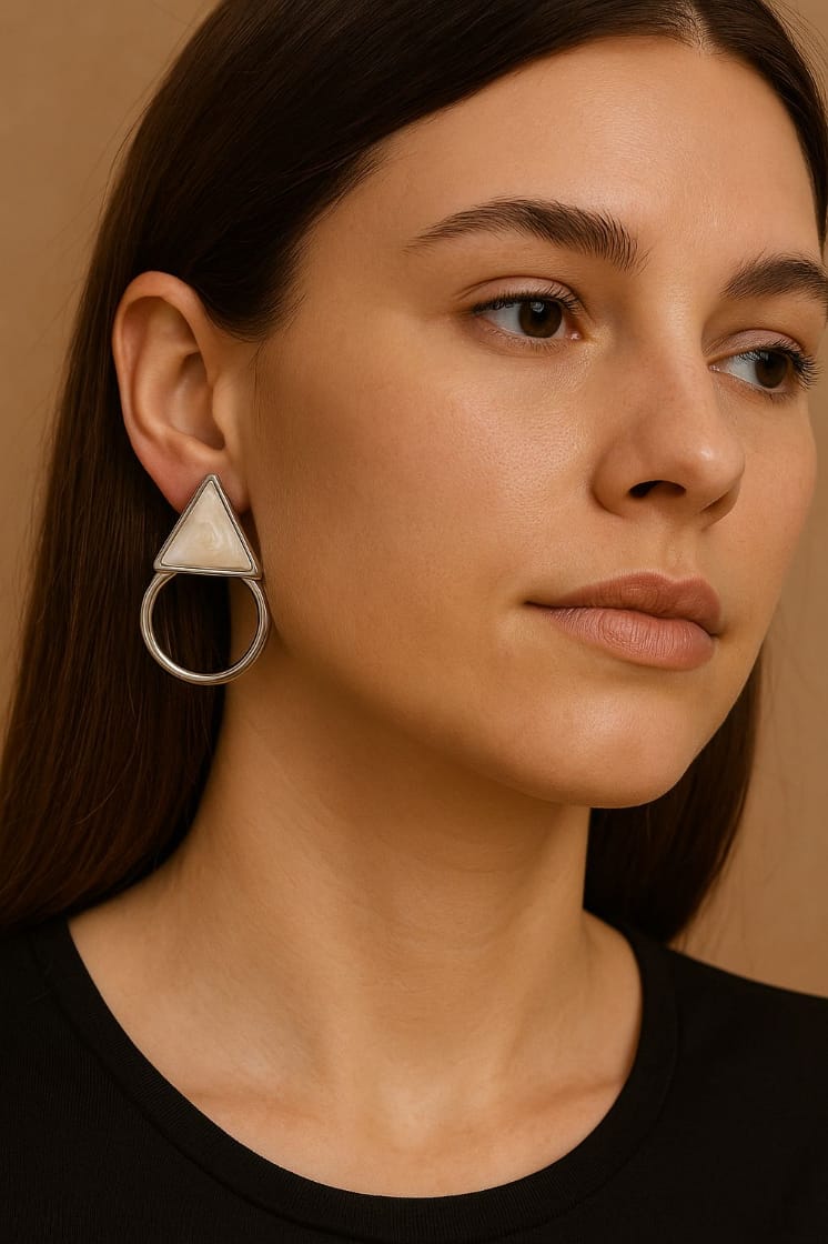 Geometric Elegance Hoop