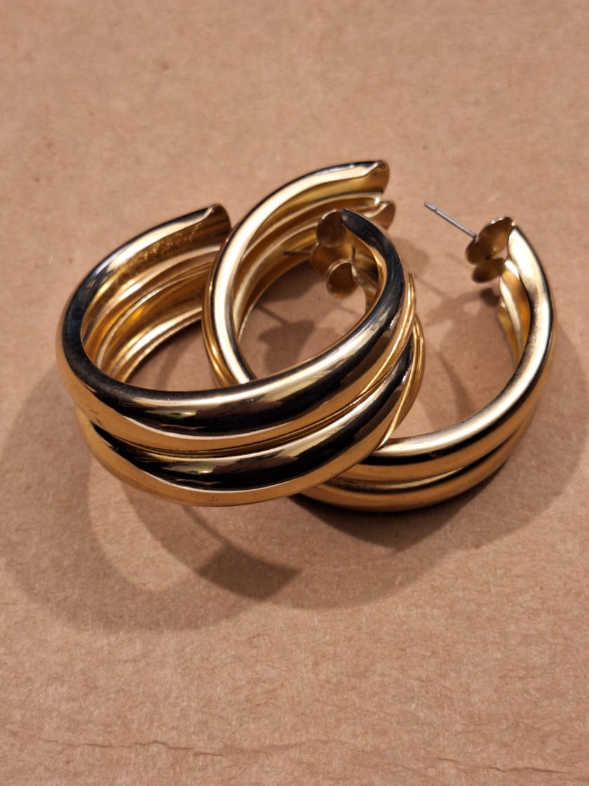 Gold Hoop Earrings