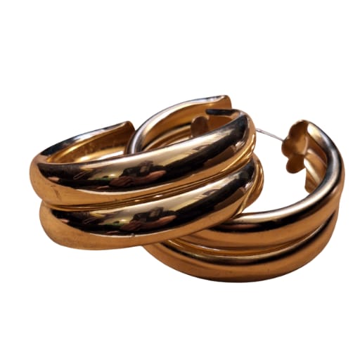 Gold Hoop Earrings
