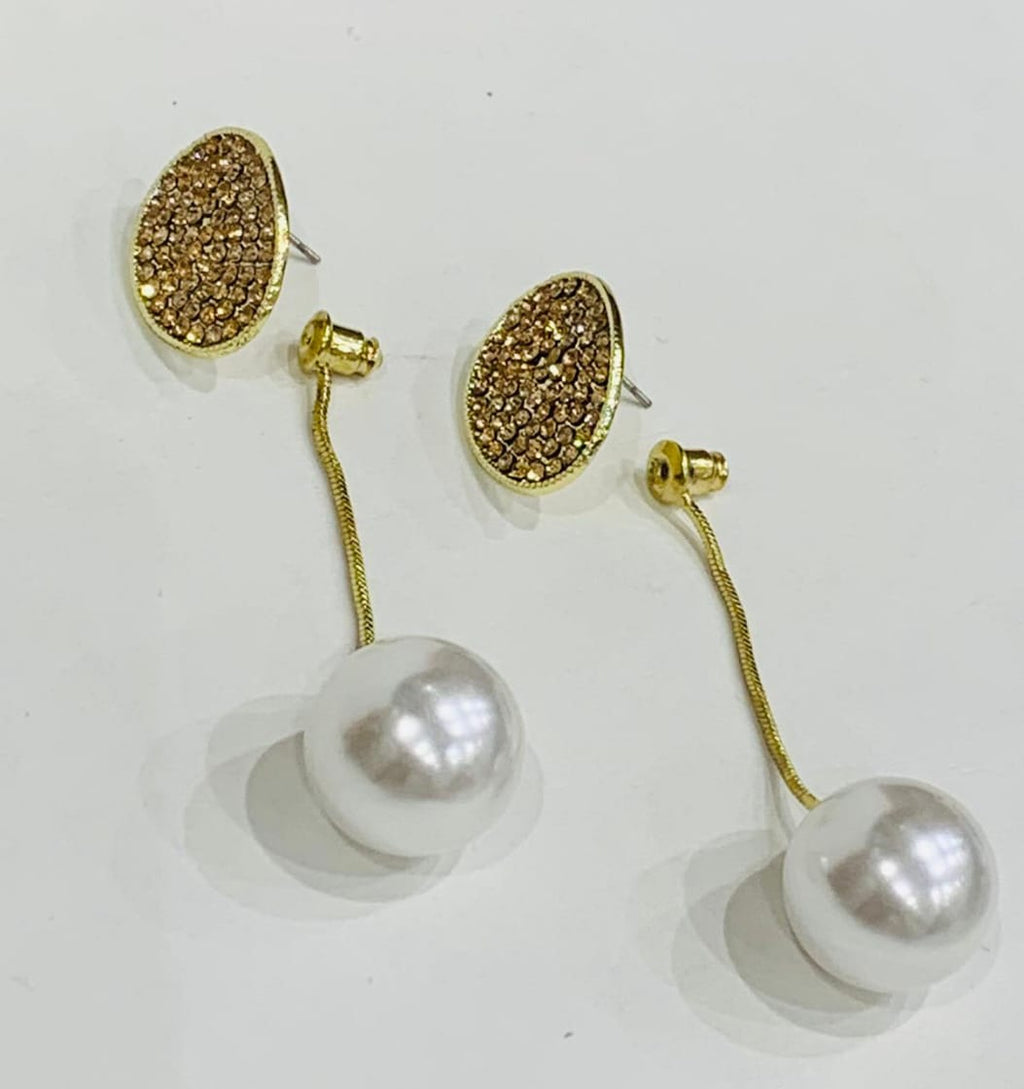 Elegant Pearl Drop Earrings
