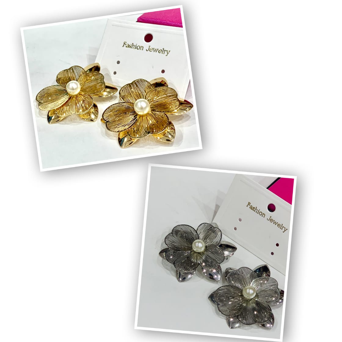 Floral Pearl Earrings