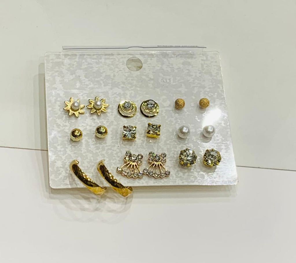 Gold-Toned Butterfly Studs