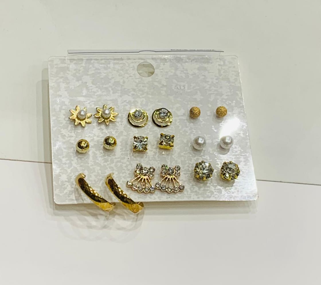 Gold-Toned Butterfly Studs