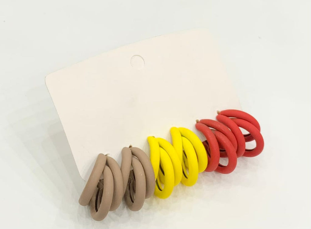 Triple Hoop Earrings