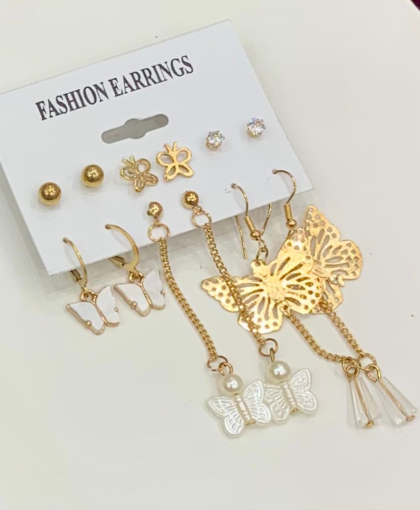 Butterfly Chic Earrings Set