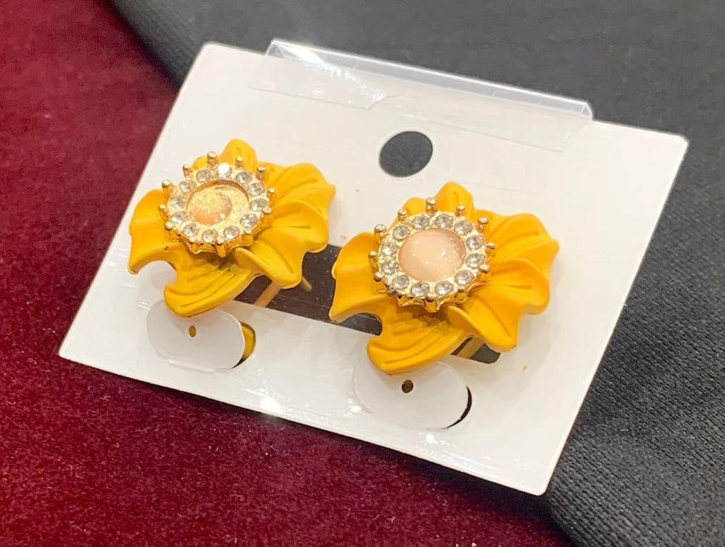 Vibrant Floral Earrings
