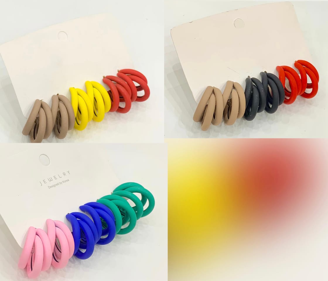 Triple Hoop Earrings